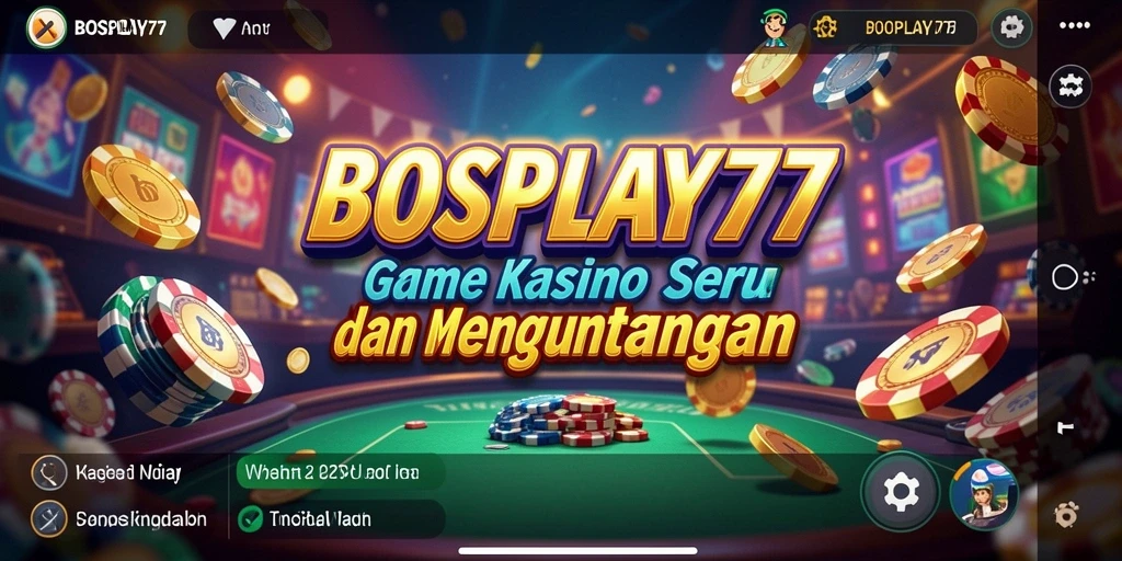 Tampilan gameplay seru dan menarik dari Bosplay77.
