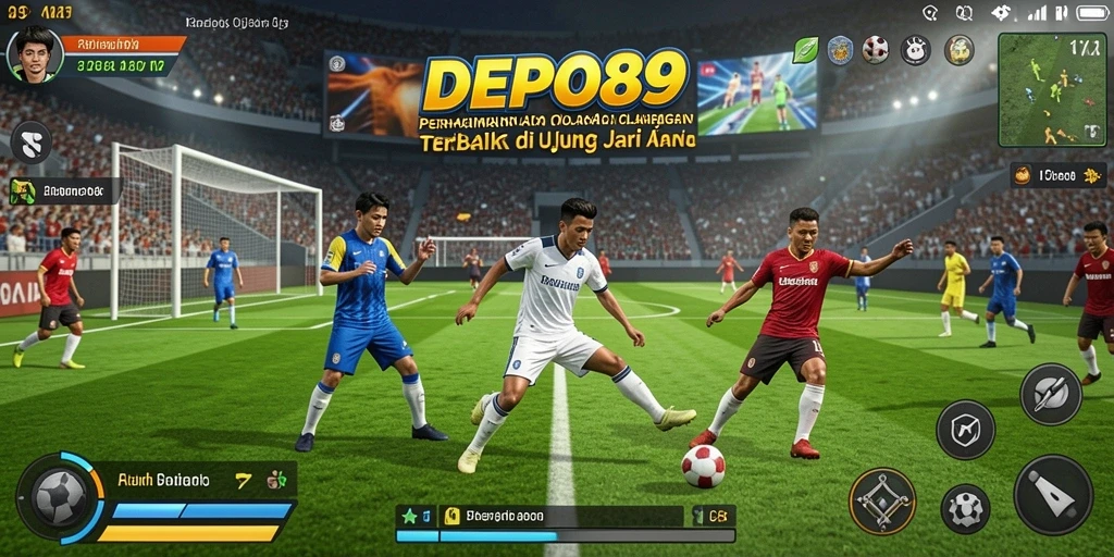 Gambaran gameplay DEPO89 dengan aksi olahraga yang seru dan menghibur.
