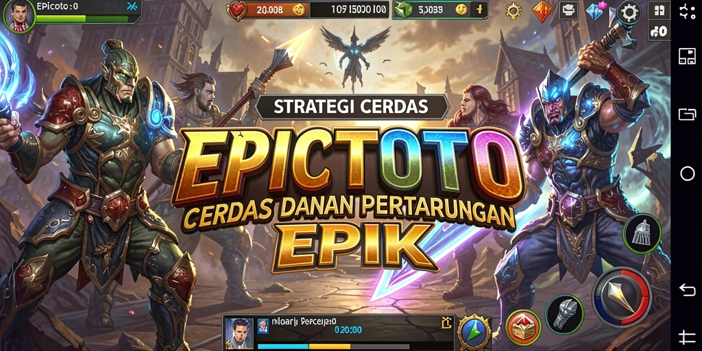 Tangkapan layar EPICTOTO menampilkan aksi pertempuran strategis yang mendebarkan.