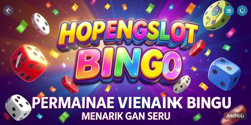 Tampilan gameplay seru di HOPENGSLOT dengan elemen Bingo.