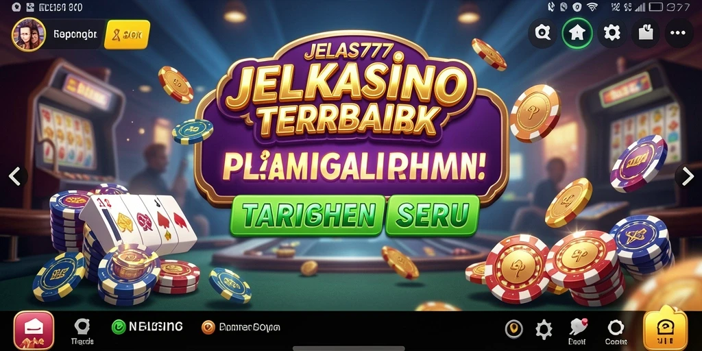 Tampilan gameplay seru dari JELAS777 dalam permainan Kasino.