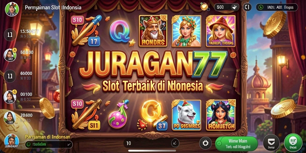 Screenshot gameplay JURAGAN77 menampilkan momen seru saat bermain slot.