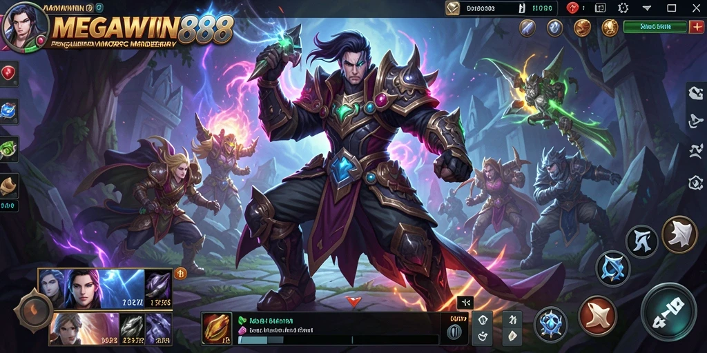 Tampilan menarik dari gameplay <strong>MEGAWIN888</strong> dalam dunia MMORPG.