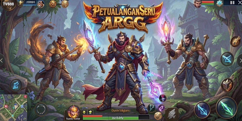 Tampilan gameplay seru dan menantang di TV888 ARPG.
