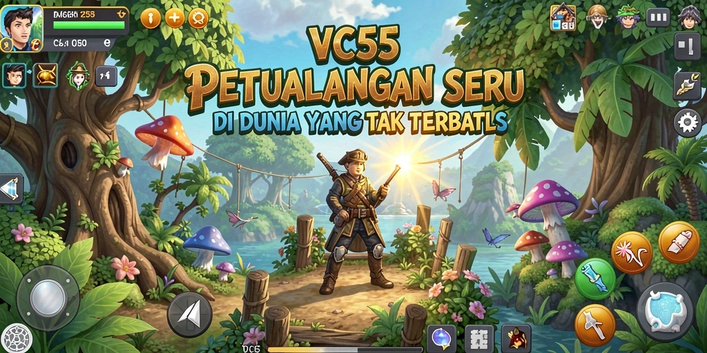 Tampak gameplay luar biasa dengan grafis menawan di VC55.