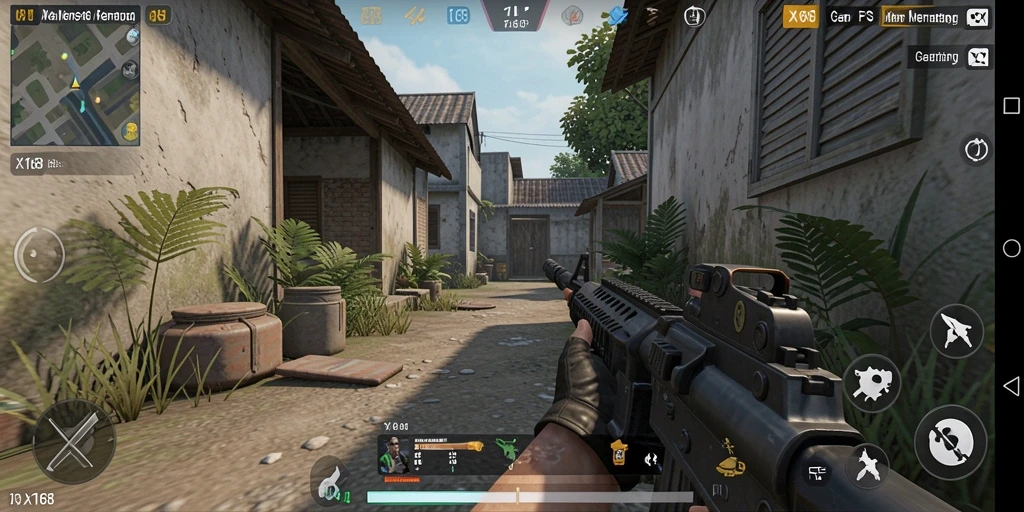 Gameplay intens di X168 dengan aksi tembak-menembak yang seru.