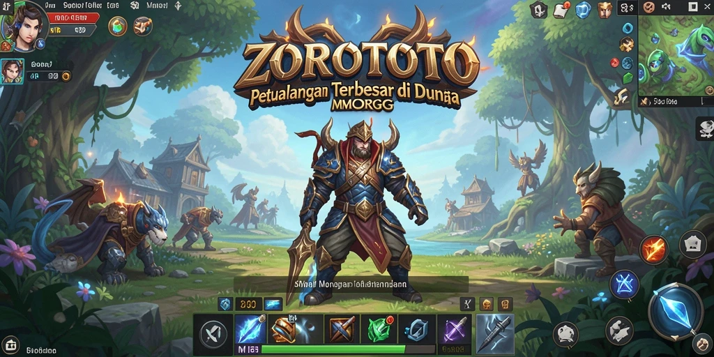 Tangkapan layar utama ZOROTOTO dengan gameplay yang menakjubkan.